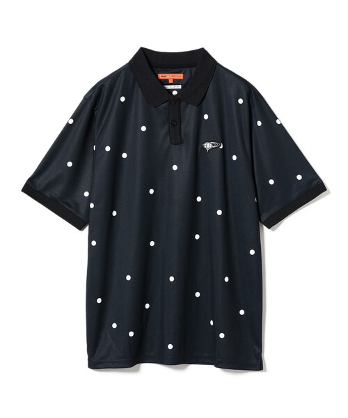 「BEAMS GOLF」 半袖ポロシャツ L ホワイト メンズ_画像9