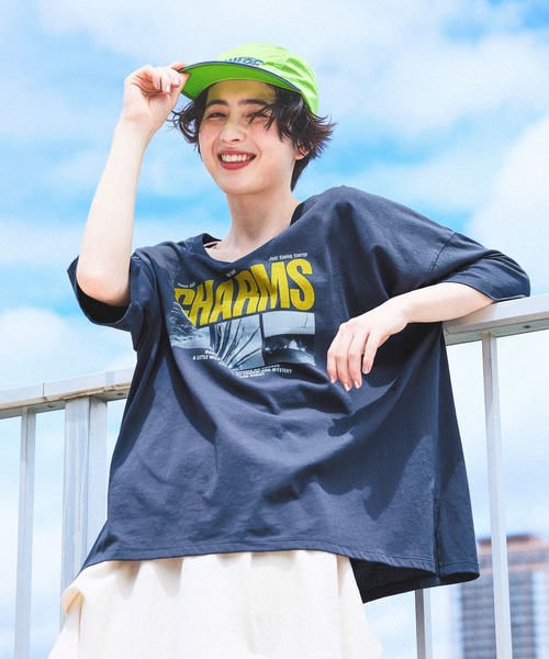 niko and…（ニコアンド） tシャツ 半袖 アソートフォトBIGTシャツ