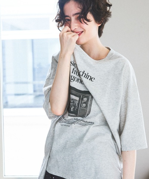 niko and…（ニコアンド） tシャツ 半袖 アソートフォトBIGTシャツ