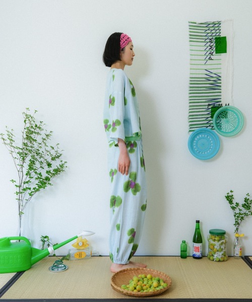 PAMM（パム） ワイドパンツ パンツ 庭の花のもんぺパンツ レディース
