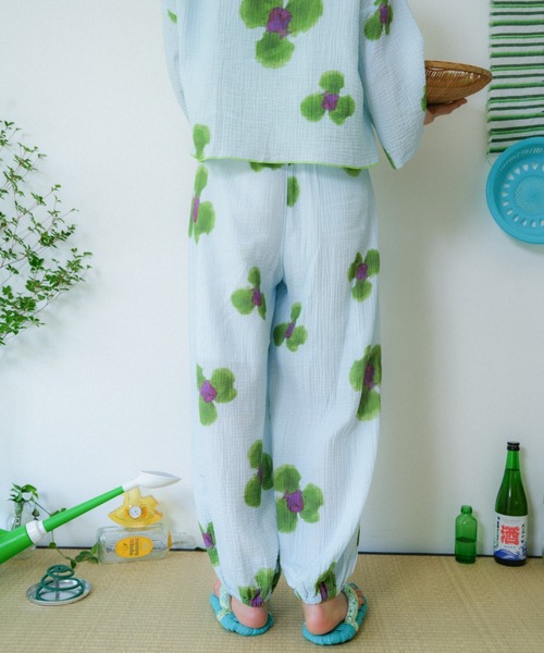 PAMM（パム） ワイドパンツ パンツ 庭の花のもんぺパンツ レディース