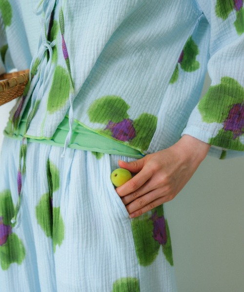 PAMM（パム） ワイドパンツ パンツ 庭の花のもんぺパンツ レディース