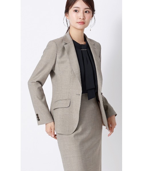 「AOYAMA」 「＆ress」半袖ブラウス M ネイビー レディース_画像6