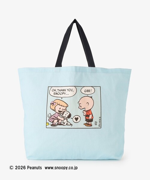 ⭐︎PEANUTSアフタヌーンティー キャンパストートバッグ Snoopy⭐︎ Afternoon Tea（アフタヌーンティー） トートバッグ ビッグトート