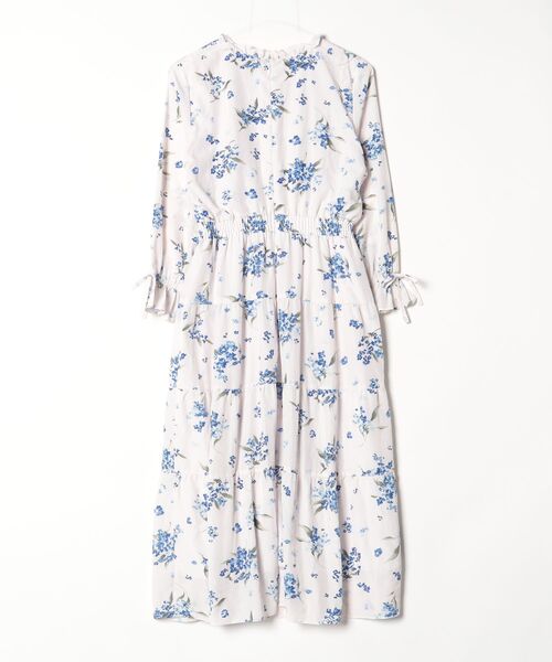 「MISCH MASCH」 長袖ワンピース MEDIUM ブルー レディース_画像2