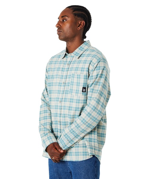 「HUF」 長袖シャツ X-LARGE ベージュ系その他 メンズ_画像6