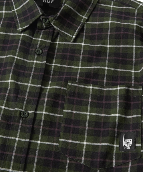 「HUF」 長袖シャツ X-LARGE ベージュ系その他 メンズ_画像9