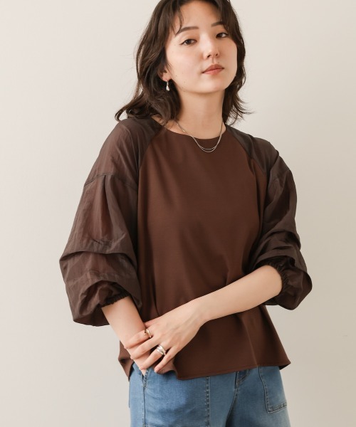 Bou Jeloud（ブージュルード） tシャツ ホイップスリーブカットソー 