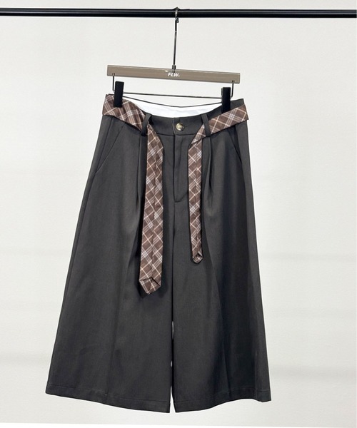 「FOLLOWIN」 チノパンツ MEDIUM ブラック レディース_画像6
