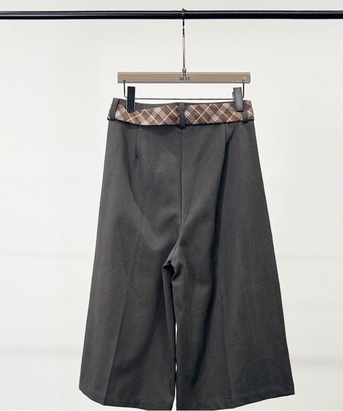 「FOLLOWIN」 チノパンツ MEDIUM ブラック レディース_画像8
