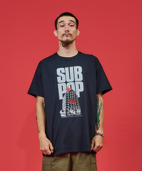 SUB POP tシャツ S/S PRINT TEE”INDIE SELL OUT” /ショートスリーブ
