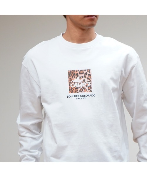 CAMP7（キャンプセブン） tシャツ Tシャツ 《CAMP7》PRINT LONG SLEEVE