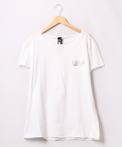 tシャツ DIMENSIONE danza ロゴラインストーンTシャツ レディース DIMENSIONE danza tシャツ ロゴラインストーンTシャツ