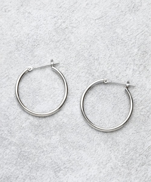 ピアス Pt900 フープ ピアス レディース メンズの画像