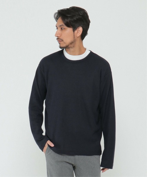 ikka（イッカ） トレーナー スウェット 畦裏起毛アンサンブル メンズ