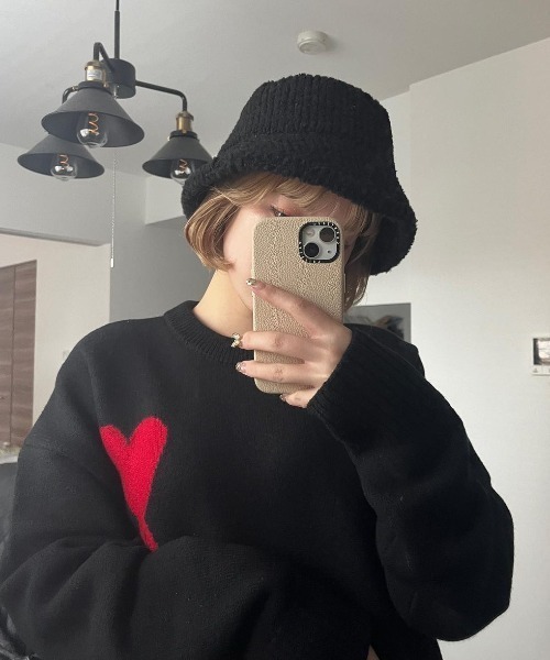 LACーVERT 帽子 ハット もこもこバケットハット レディース : ZOZOTOWN