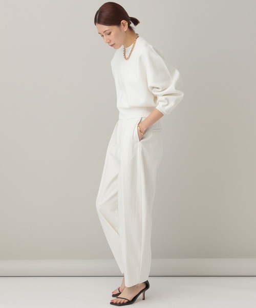 パンツ スラックス Curensology(カレンソロジー)/コットンダブルクロスパンツ Curensology カレンソロジー