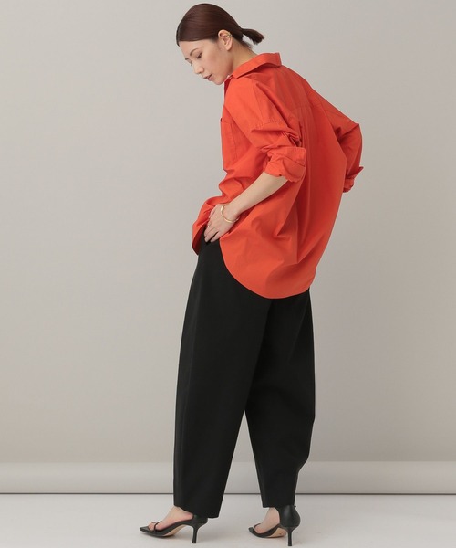 パンツ スラックス Curensology(カレンソロジー)/コットンダブルクロスパンツ Curensology カレンソロジー