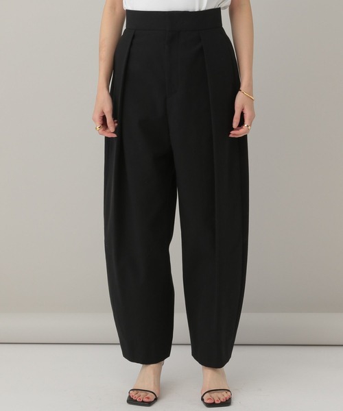 パンツ スラックス Curensology(カレンソロジー)/コットンダブルクロスパンツ Curensology カレンソロジー