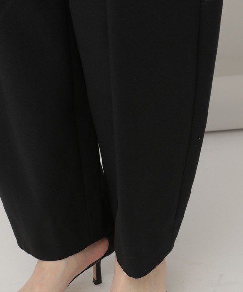 パンツ スラックス Curensology(カレンソロジー)/コットンダブルクロスパンツ Curensology カレンソロジー