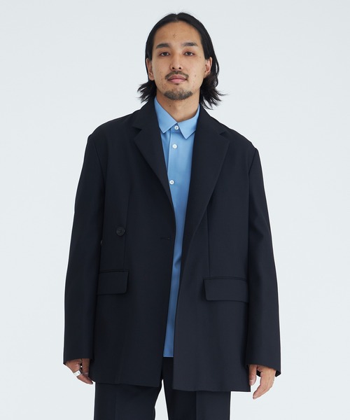 SOE Deep breasted Wool Coat　ブラック soe ジャケット テーラードジャケット Deep breasted Jacket for