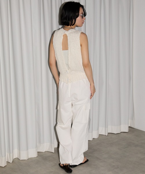 美品 2024春夏 パラスパレス ぽこぽこニットベスト ゆったり 美品 2024春夏 パラスパレス ぽこぽこニットベスト ゆったり
