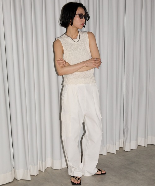 美品 2024春夏 パラスパレス ぽこぽこニットベスト ゆったり 美品 2024春夏 パラスパレス ぽこぽこニットベスト ゆったり