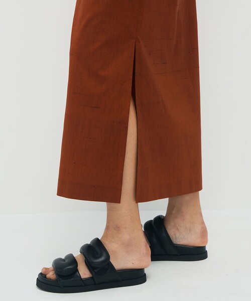 CABaN コットン×シルクタイトスカート CABaN スカート シルク HARVEST ロングスカート : ZOZOTOWN