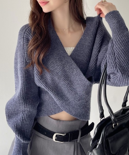 Ada. ニット セーター 1枚でキマる大人かわいい。クロス