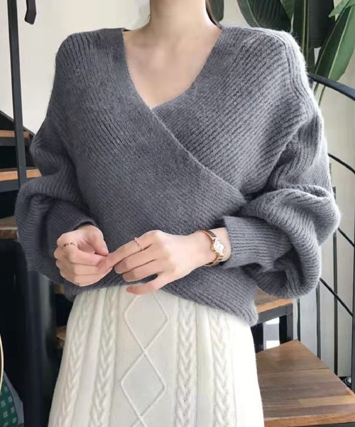 Ada. ニット セーター 1枚でキマる大人かわいい。クロス