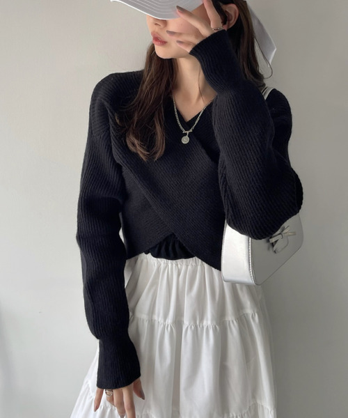 フリル付きツイストニットセーター 清楚ボトミングニットセーター 大人綺麗ニット 大人ファッション 大人コーデ 大人カジュアル 大人韓国コーデ 楽天市場】フリル付きツイストニットセーター 清楚ボトミング