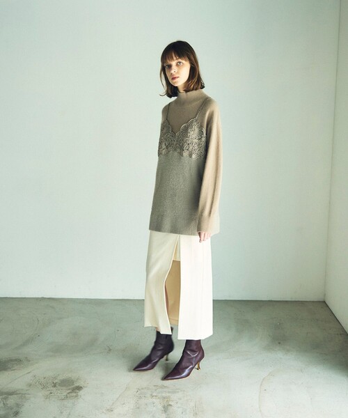 GRACE CONTINENTAL（グレースコンチネンタル） ニット セーター レース