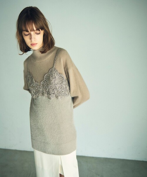 グレースコンチネンタル GRACE CONTINENTAL（グレースコンチネンタル） ニット セーター レース