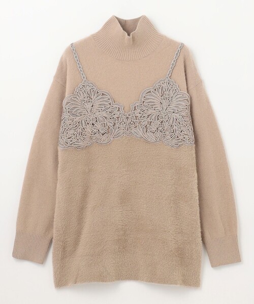 GRACE CONTINENTAL（グレースコンチネンタル） ニット セーター レース