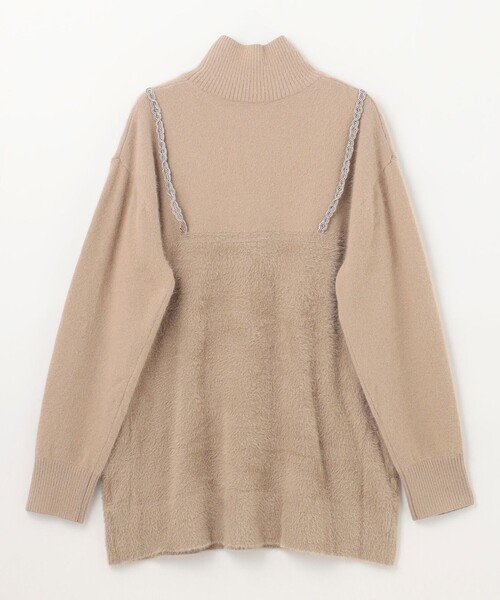 GRACE CONTINENTAL ベージュ レースビスチェニットトップ　36 楽天市場】【SALE／70%OFF】レースビスチェニットトップ GRACE