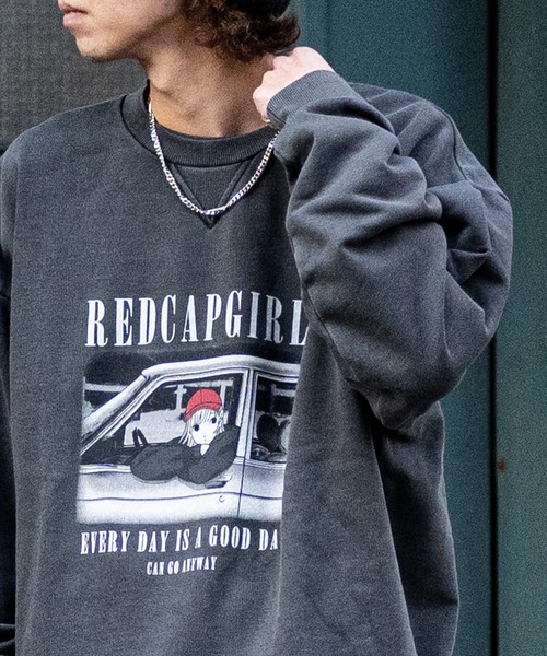 スウェット・トレーナー VALENTINO RED COTTON SWEATSHIRT Valentino Garavani logo-print Cotton Sweater | Red | FARFETCH
