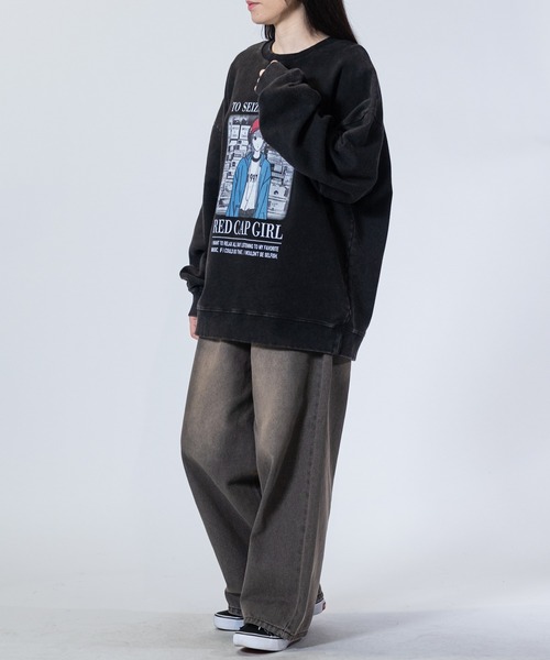 RED CAP GIRL トレーナー スウェット 「a-r」「RedCapGirl/レッド