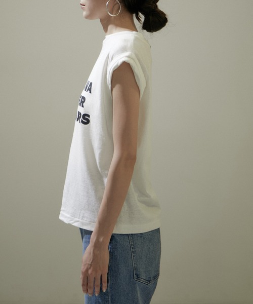 AMERICANA ロールアップロゴTシャツ Americana/袖ロールアップTシャツ｜Daytona Park(FREAK'S STORE