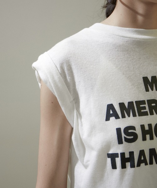Americana ロゴプリント Tシャツ Americana＞ロゴプリント Tシャツ（Tシャツ/カットソー