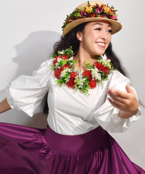 ブラウス シャツ 「Maunaloa」バルーンスリーブブラウス レディース