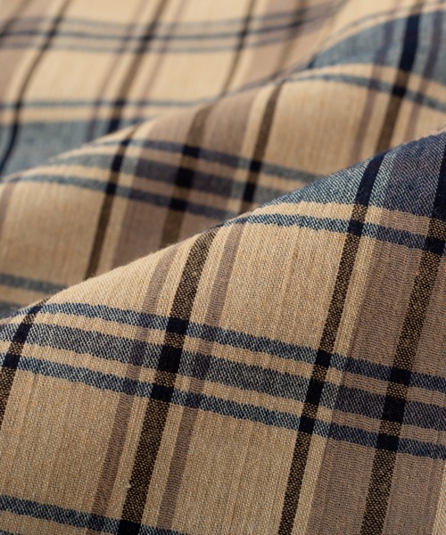 DAKS パジャマ 「DAKS」ハウスチェッククレープ 半袖ヘンリー