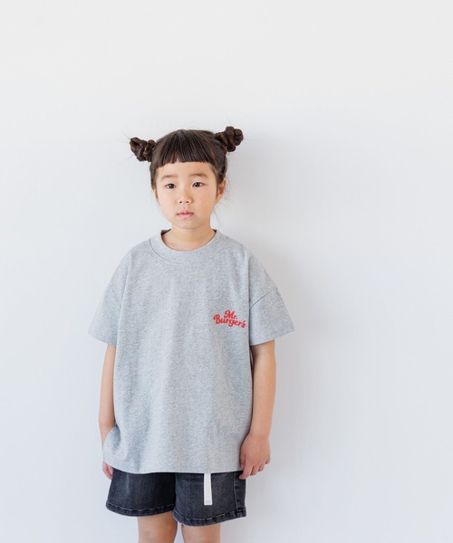 Cure オーバーサイズTシャツ LOWRYS FARM（ローリーズファーム） tシャツ ハンバーガープリントT