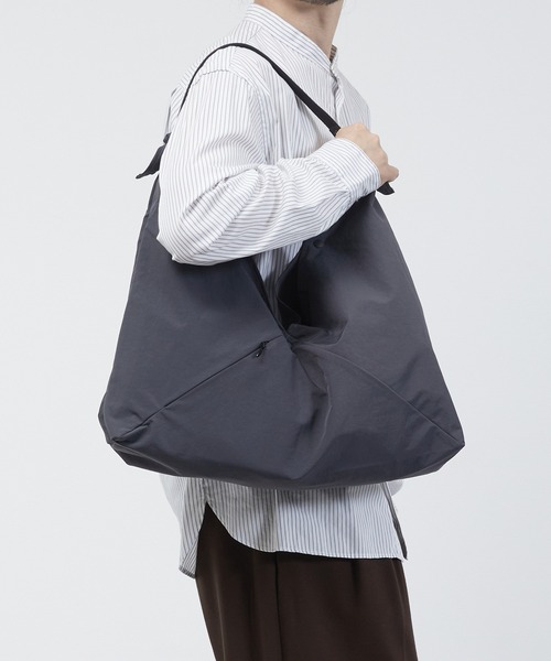 トートバッグ SLOW スロウ / span nylon -wrap bag S スパンナイロン×レザーあずま袋 トートバッグ / 586S112K