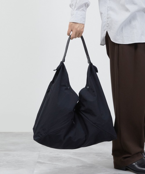トートバッグ SLOW スロウ / span nylon -wrap bag S スパンナイロン×レザーあずま袋 トートバッグ / 586S112K_22