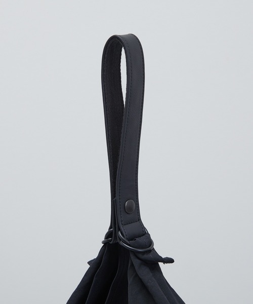 トートバッグ SLOW スロウ / span nylon -wrap bag S スパンナイロン×レザーあずま袋 トートバッグ / 586S112K_13
