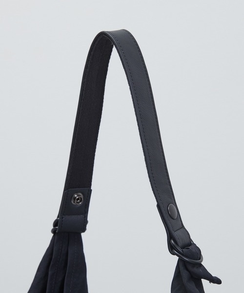 トートバッグ SLOW スロウ / span nylon -wrap bag S スパンナイロン×レザーあずま袋 トートバッグ / 586S112K_14