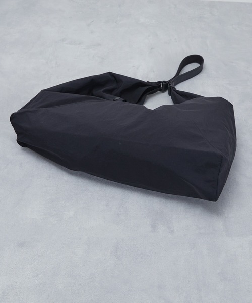 トートバッグ SLOW スロウ / span nylon -wrap bag S スパンナイロン×レザーあずま袋 トートバッグ / 586S112K_8