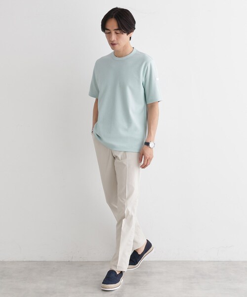 TAKEO KIKUCHI（タケオキクチ） tシャツ 「尾州織/Made in JAPAN