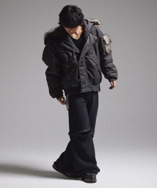 GRANCY スウェットパンツ ジャージ 「GRANCY」ZipDesign SweatPants