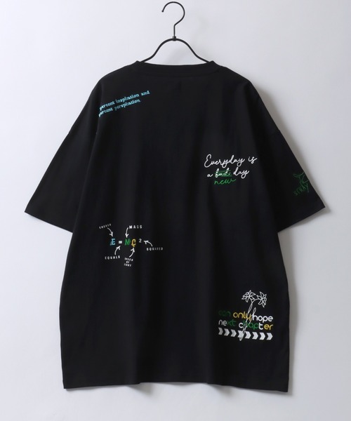 YARDSALE Pencil 半袖Tシャツ 手書きロゴ刺繍 送関税込 SITRY tシャツ Hand Drawn Illustration Embroidery T-shirt